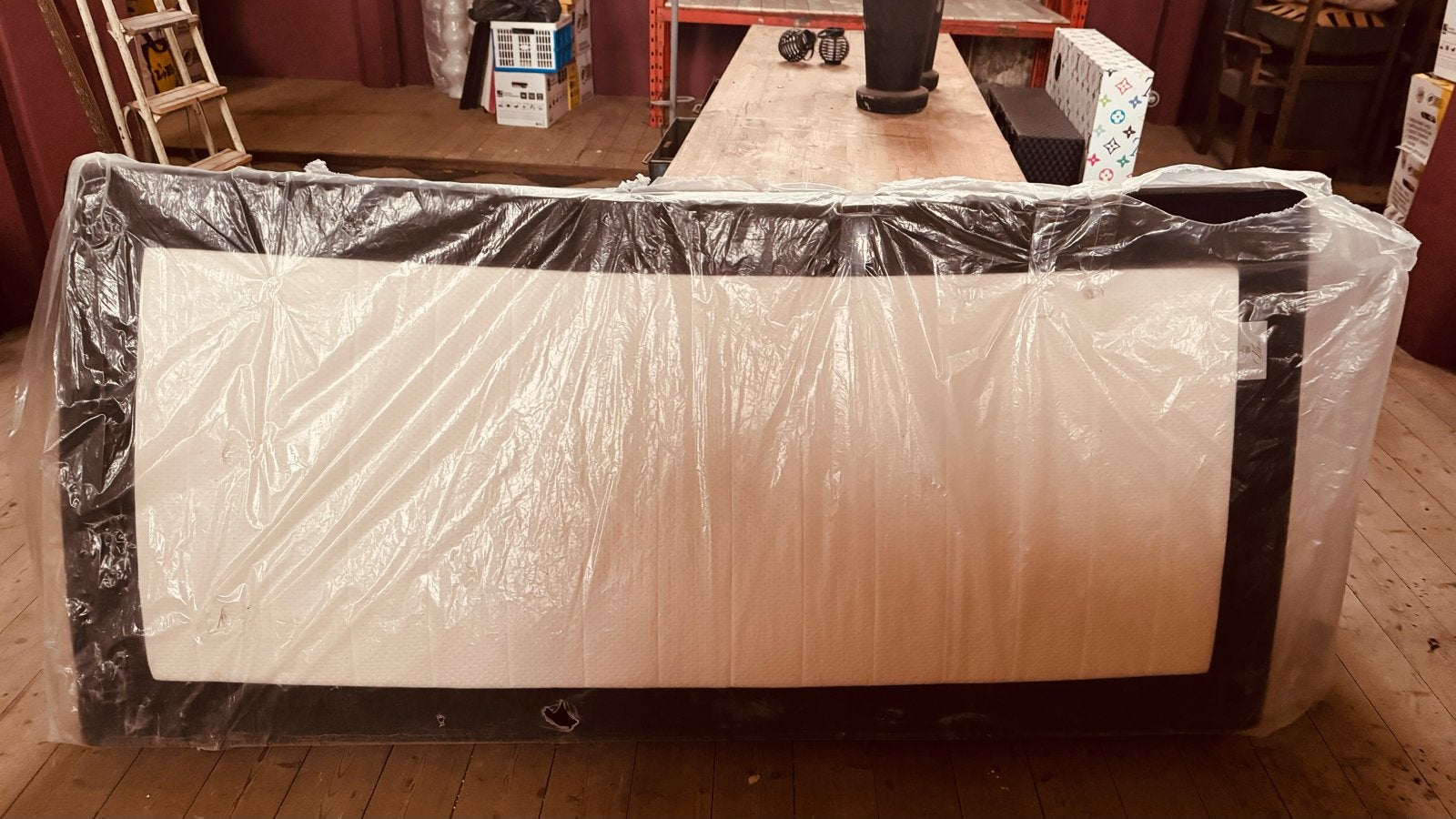 Auping Vivo gestoffeerd matras NIEUW 100x210 Firm – Zwart, Ophalen, 100 cm, Eenpersoons, Nieuw
