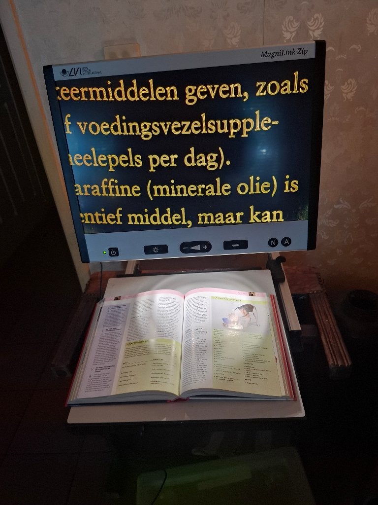 beeldscherm loep vergroter  magnilink zip 17 leeshulp, Ophalen of Verzenden, Opvouwbaar, Zo goed als nieuw