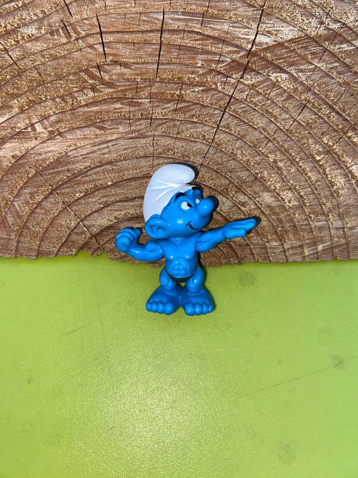 Smurfen bodybuilder smurf, Verzamelen, Ophalen of Verzenden, Gebruikt