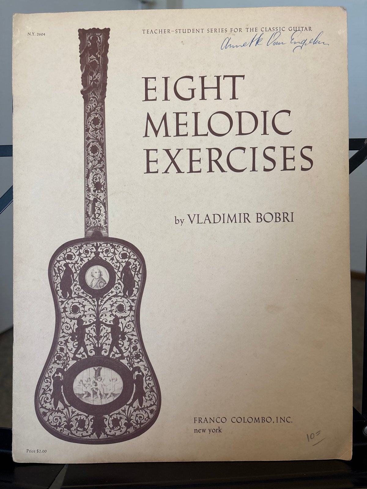 Eight Melodic Exercises - Vladimir Bobri (Klassieke Gitaar), Klassiek, Les of Cursus, Ophalen of Verzenden, Gitaar