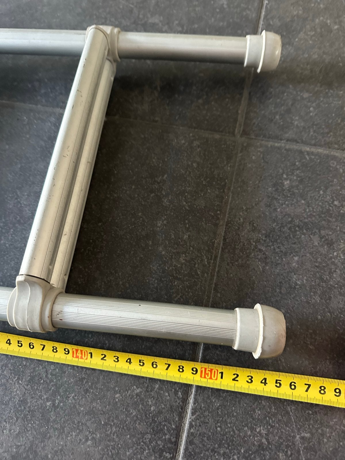 Lichtgewicht aluminium camperladder, Caravans en Kamperen, Camper-accessoires, Ophalen of Verzenden, Gebruikt