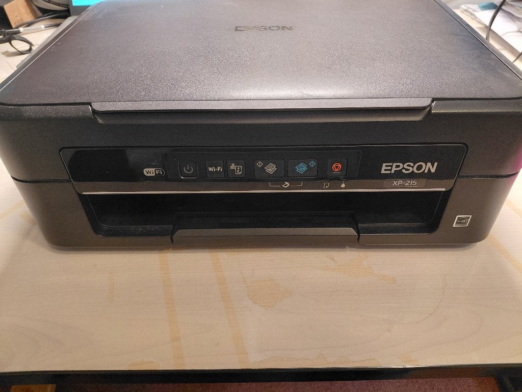 Epson XP 215 kleuren inktjet printer met toebehoren en inkt, Computers en Software, All-in-one, Zo goed als nieuw, Kleur printen