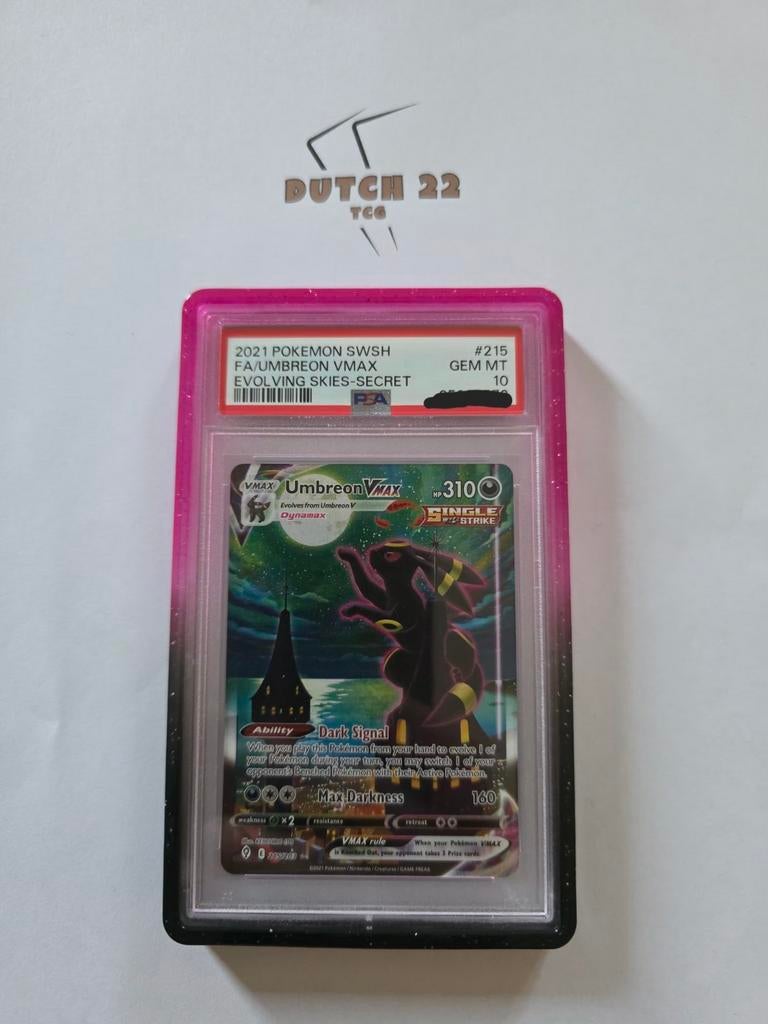 Umbreon Moonbreon #215 Evolving Skies PSA10, Ophalen of Verzenden, Nieuw, Losse kaart, Foil
