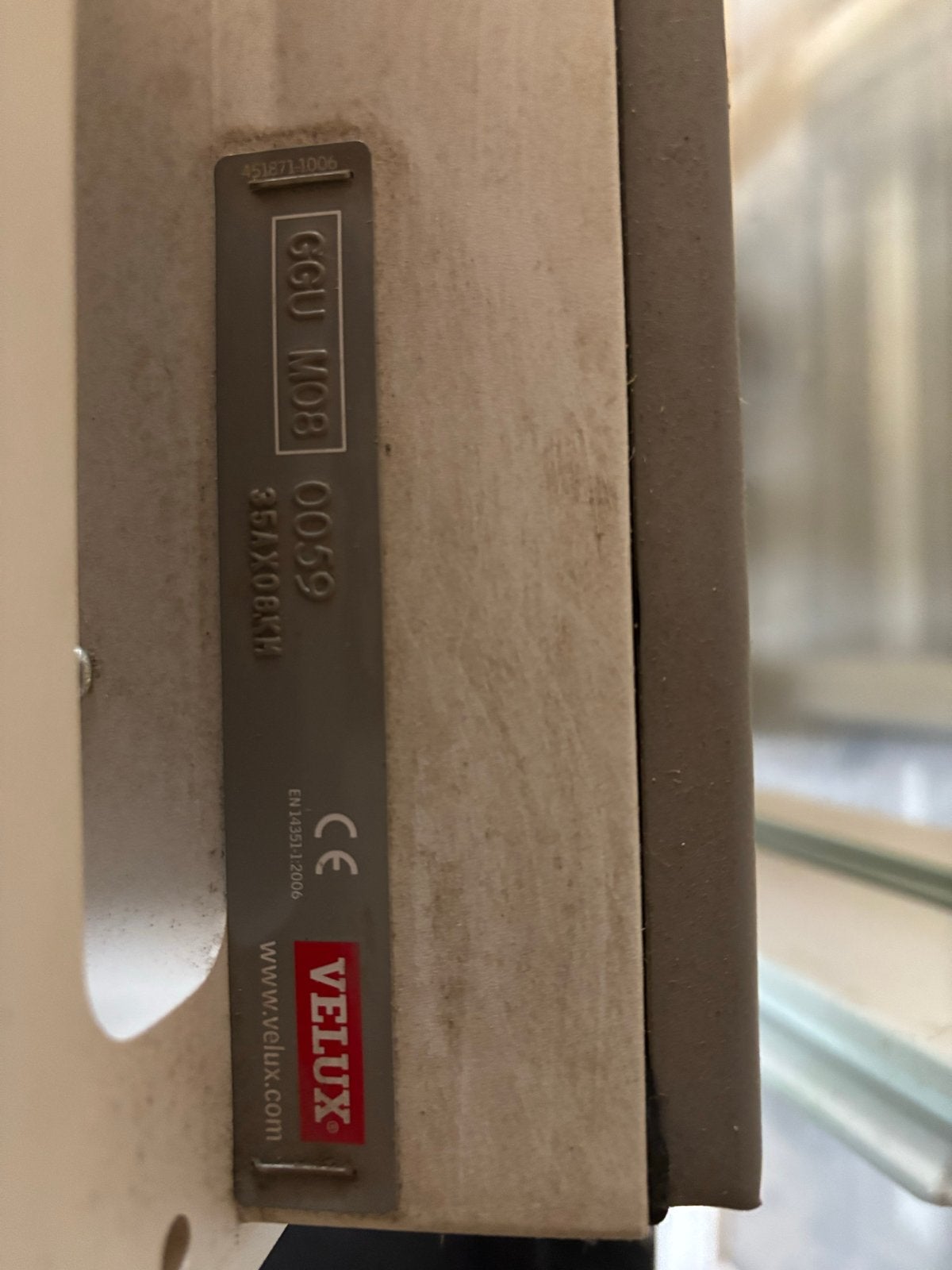 Velux Dakraam GGU M08 0059, Ophalen, Gebruikt, Minder dan 80 cm, 120 tot 160 cm