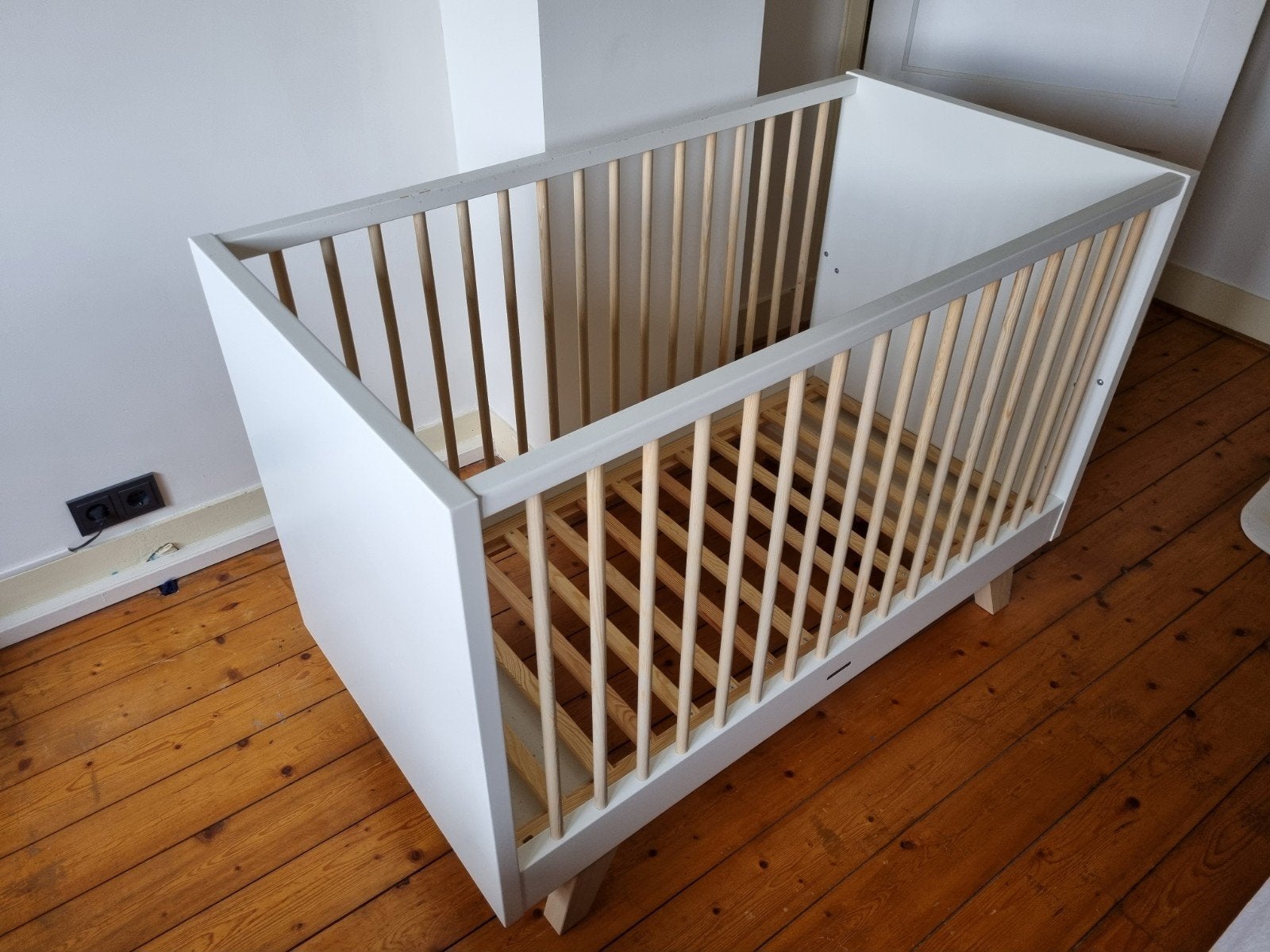 Kidsmill Lars/Fynn 3-in-1 Ledikant Baby/Peuterbed 60x120cm, Ophalen, Gebruikt, Ledikant