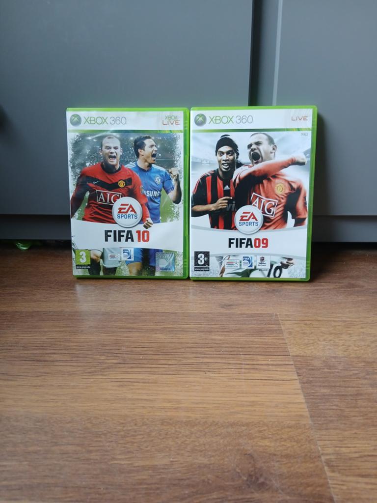 FIFA 09 & FIFA 10 voor Xbox 360 - Voetbalplezier!, Ophalen, Gebruikt, 2 spelers, Eén computer