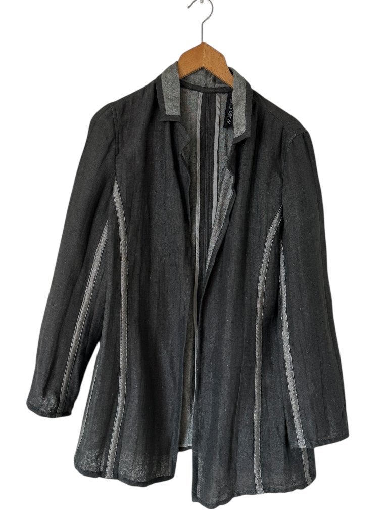 Marc Cain vest M, Kleding | Dames, Truien en Vesten, Zo goed als nieuw, Maat 38/40 (M), Grijs, Ophalen of Verzenden
