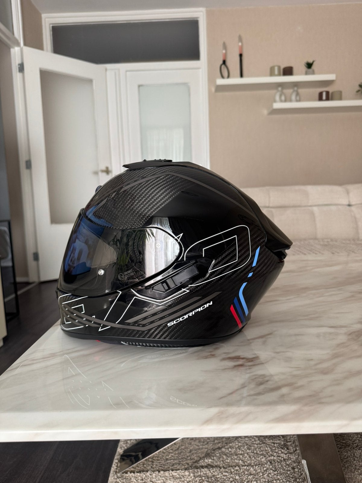 Scorpion EXO-R1 EVO II Carbon Air Surge, Motor Helm, Overige merken, M, Ophalen of Verzenden, Nieuw zonder kaartje