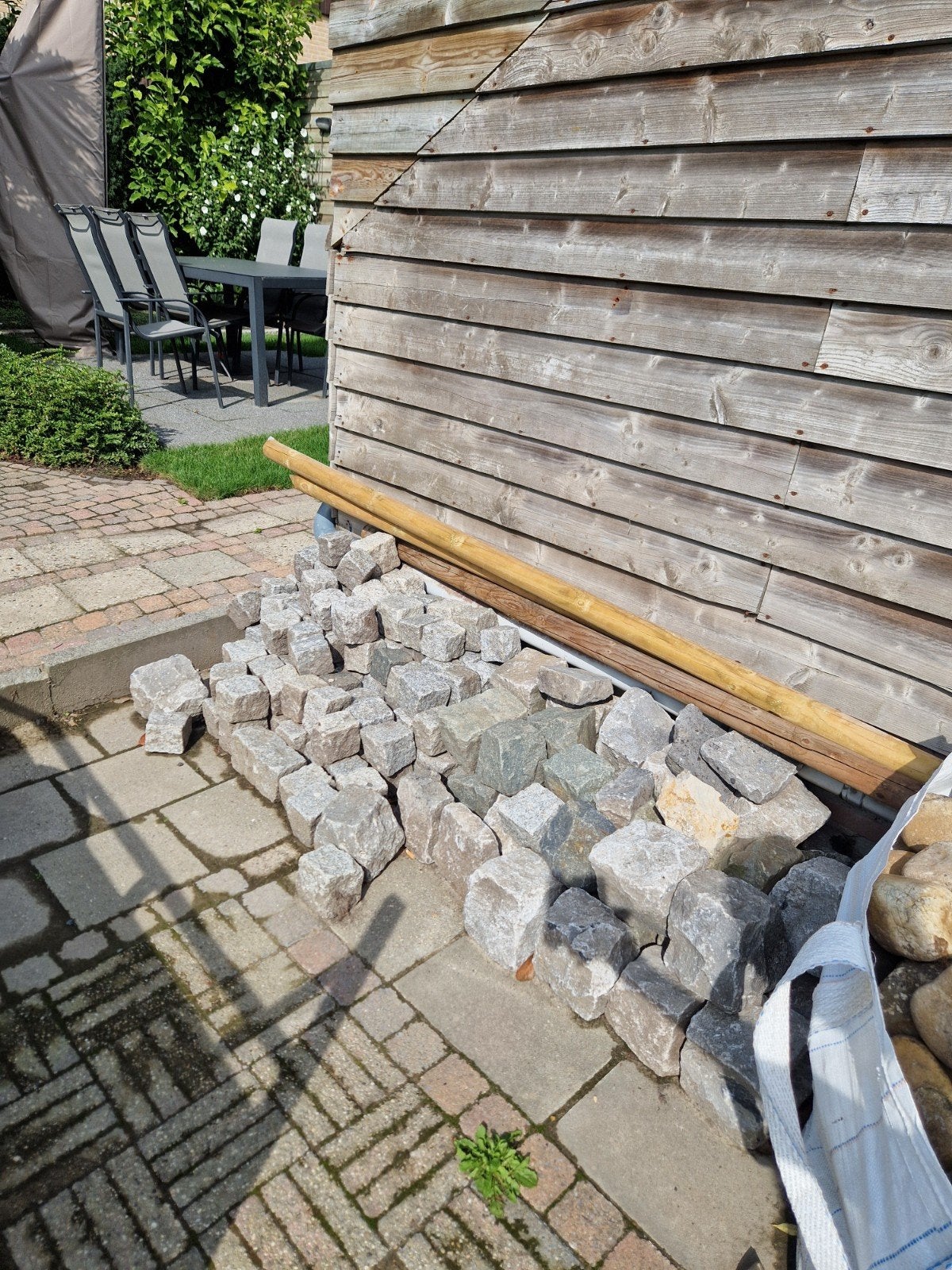 Gebruikte kasseien, Tuin en Terras, Grind, Keien en Split, Ophalen, Gebruikt, Graniet, Kei