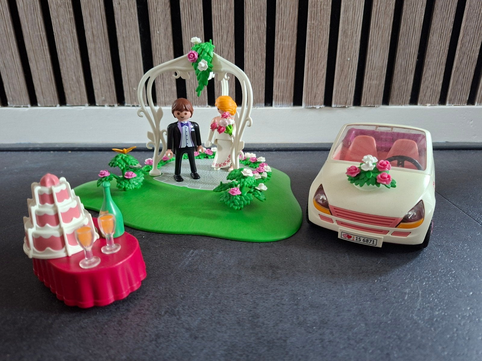 Playmobil Bruiloft Sets: Prieel, Auto & Limousine 6871, 9227, Ophalen of Verzenden, Zo goed als nieuw