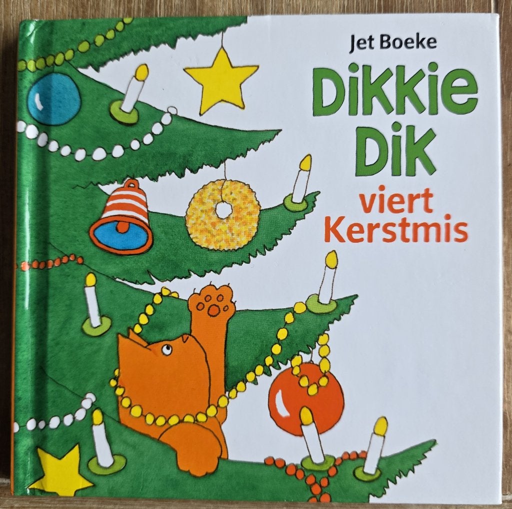 Dikkie Dik viert Kerstmis - Jet Boeke - MINI, Ophalen of Verzenden, Zo goed als nieuw, Jet Boeke, 2 tot 3 jaar