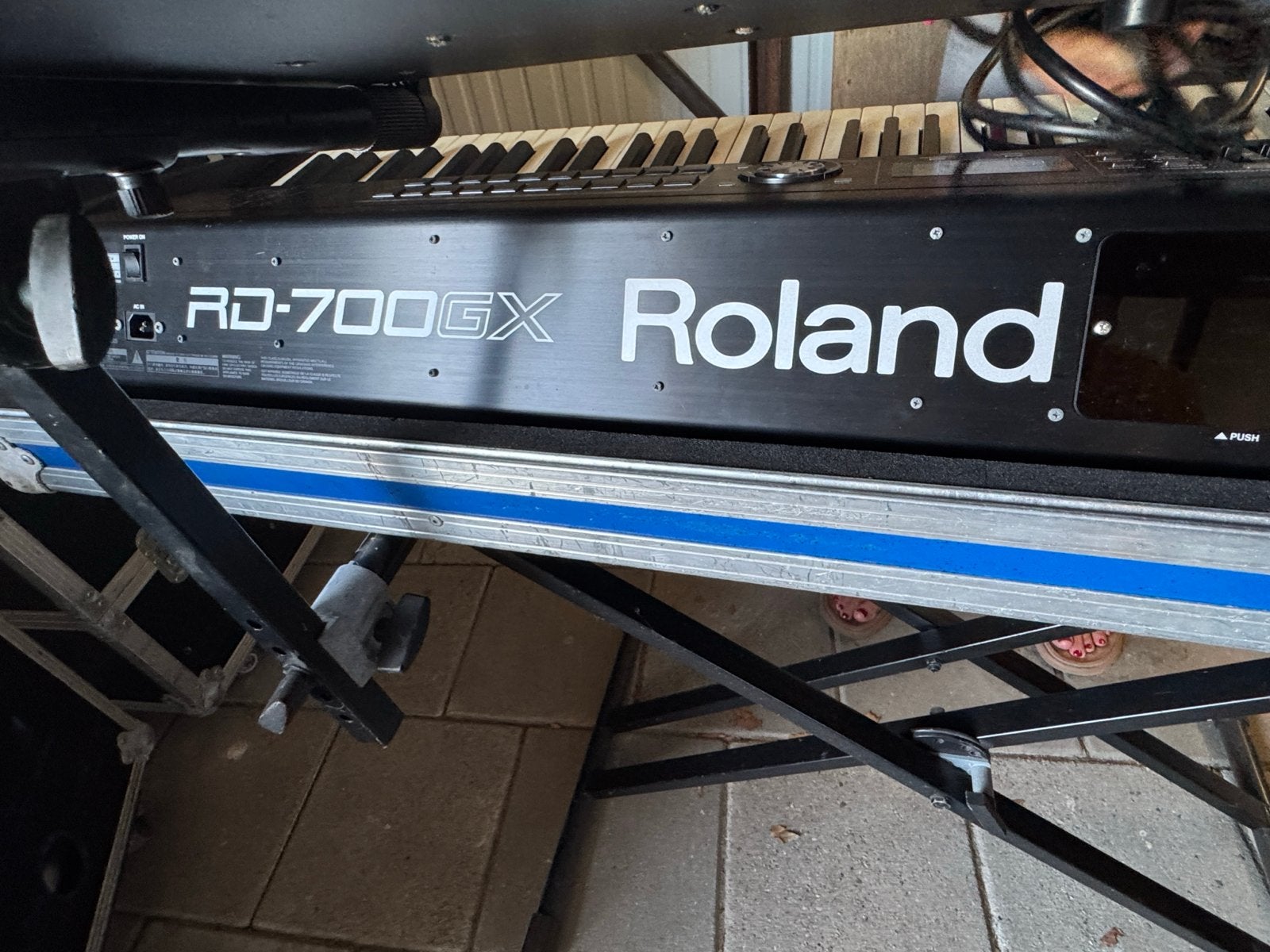 Roland RD-700GX Stage Piano met Korg N264 Synthesizer, Muziek en Instrumenten, Keyboards, Ophalen, Gebruikt, 88 toetsen, Roland