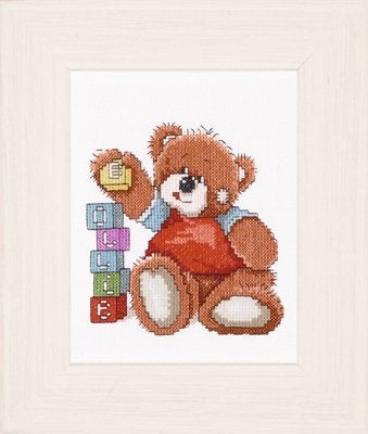 Borduurpakket Bolly the bear playing 15616, ., Nieuw, Ophalen of Verzenden, .