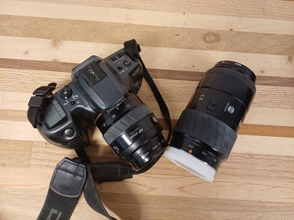 Minolta camera & Minolta lens, Ophalen of Verzenden, Gebruikt, Spiegelreflex, Minolta
