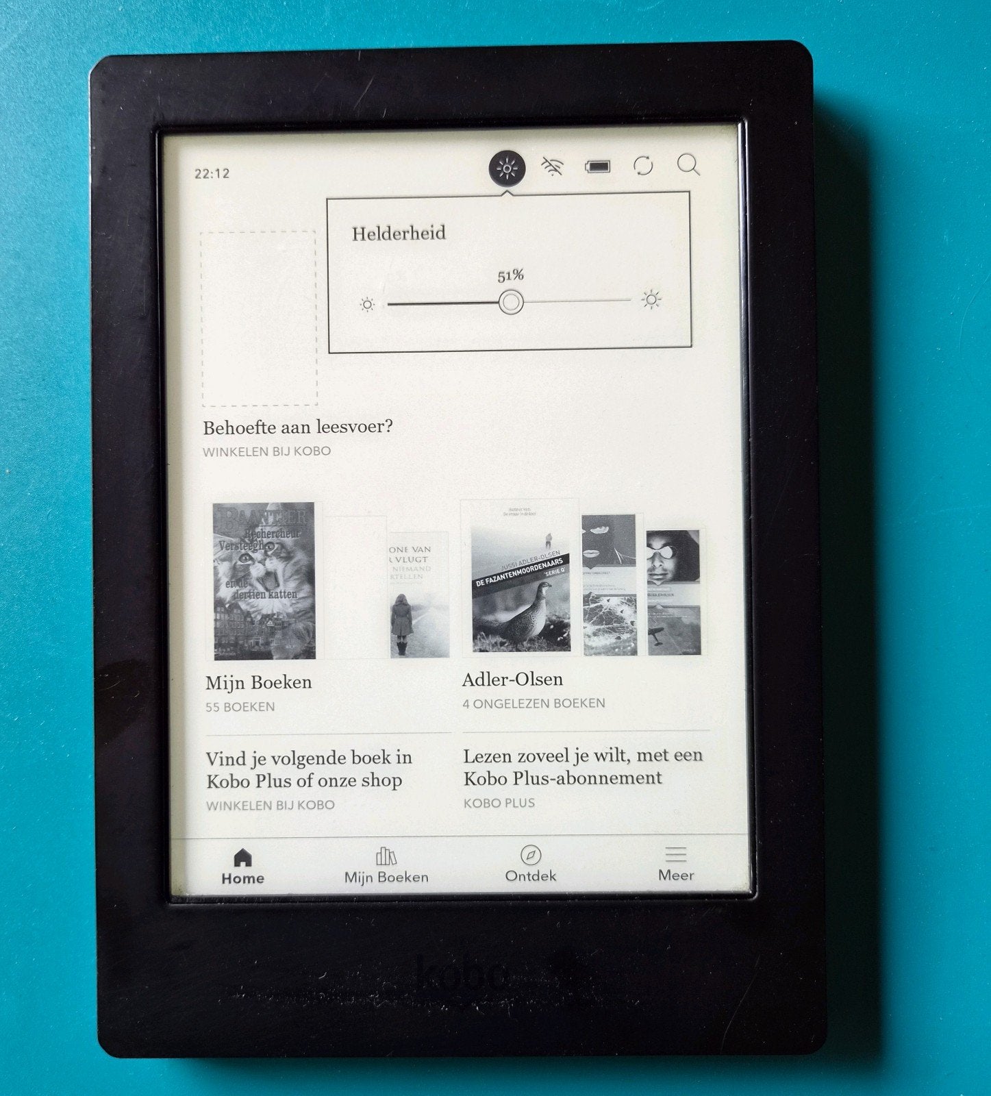 Kobo Aura H2o ereader met groot scherm, Computers en Software, E-readers, Gebruikt, 7 inch, 4 GB of minder, Touchscreen, Uitbreidbaar geheugen