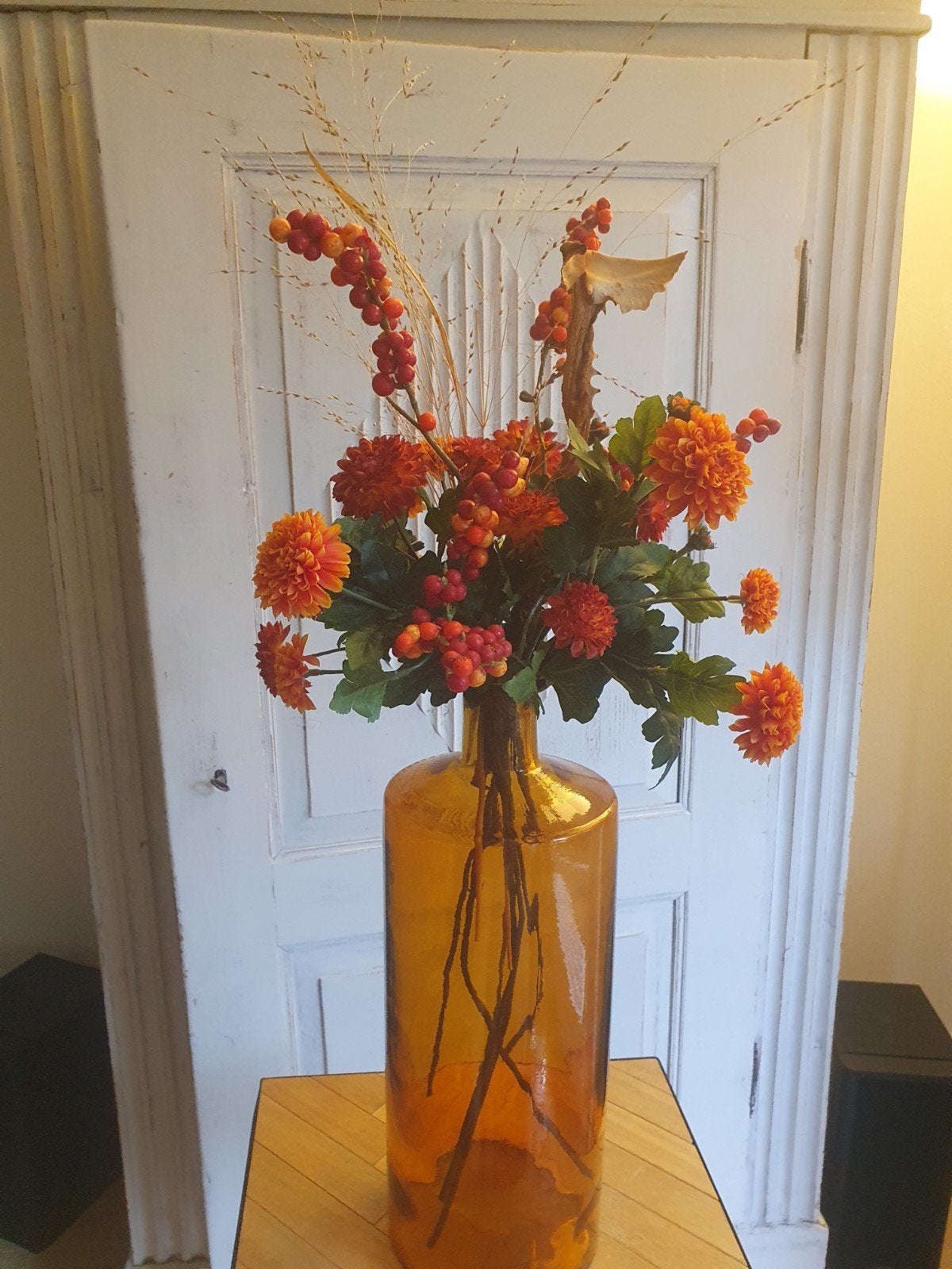 Herfstboeketje zijdebloemen topkwaliteit, exclusief vaas, Binnen, 45 cm, Kunstbloem, Nieuw