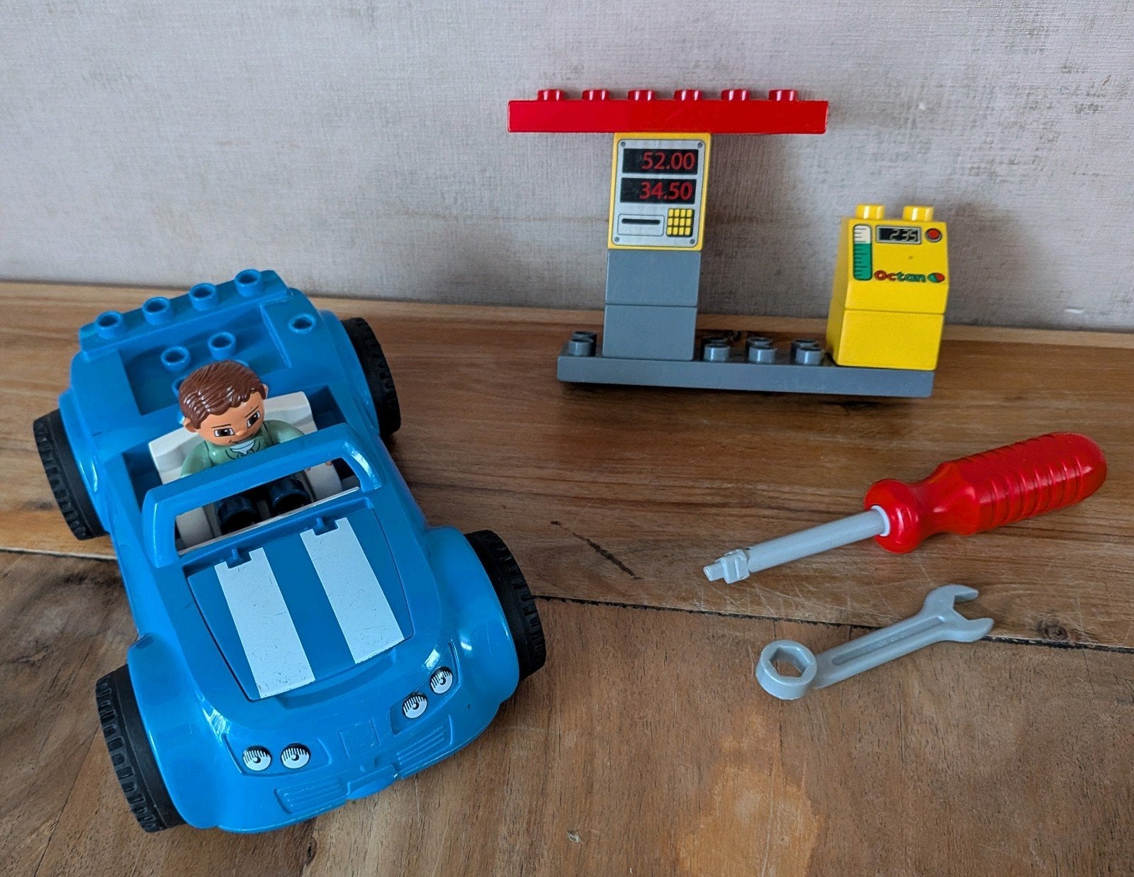 Lego Duplo Race auto 5640, Ophalen of Verzenden, Gebruikt, Duplo