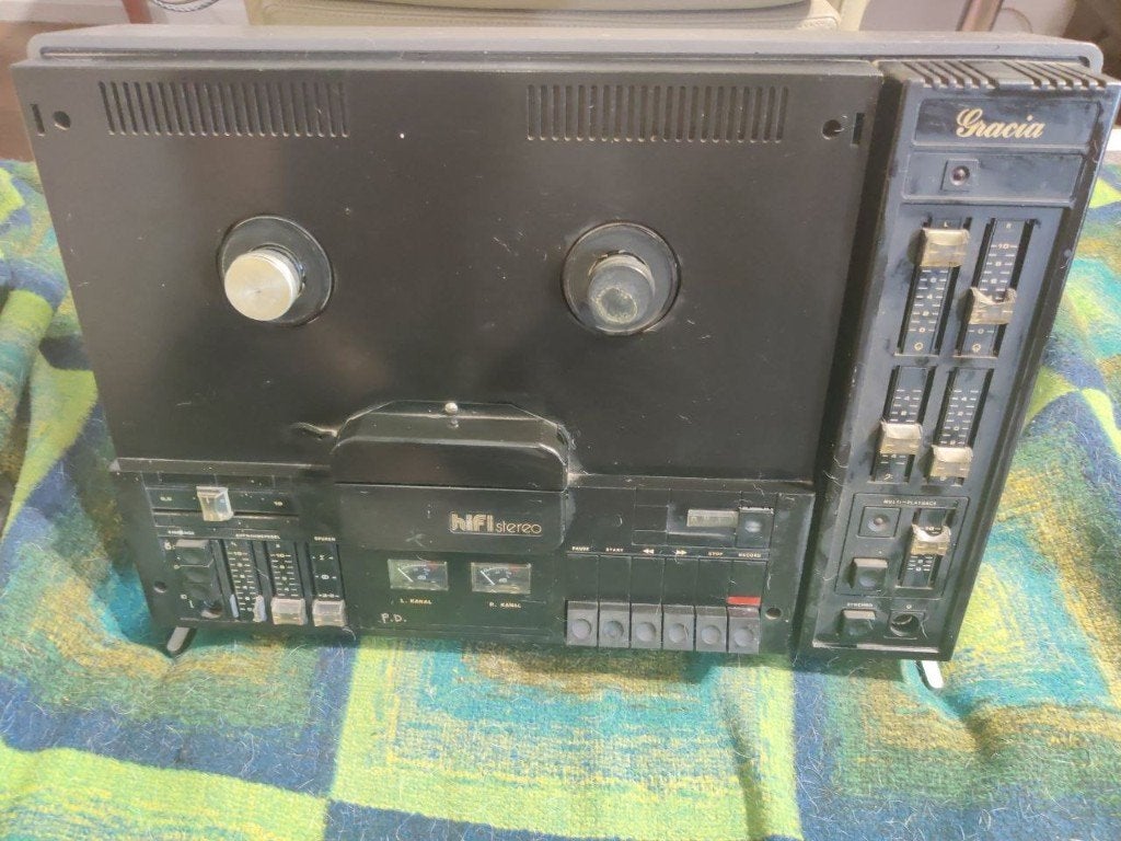 Poolse Bandrecorder Unitra Poziom N, Ophalen of Verzenden, Bandrecorder