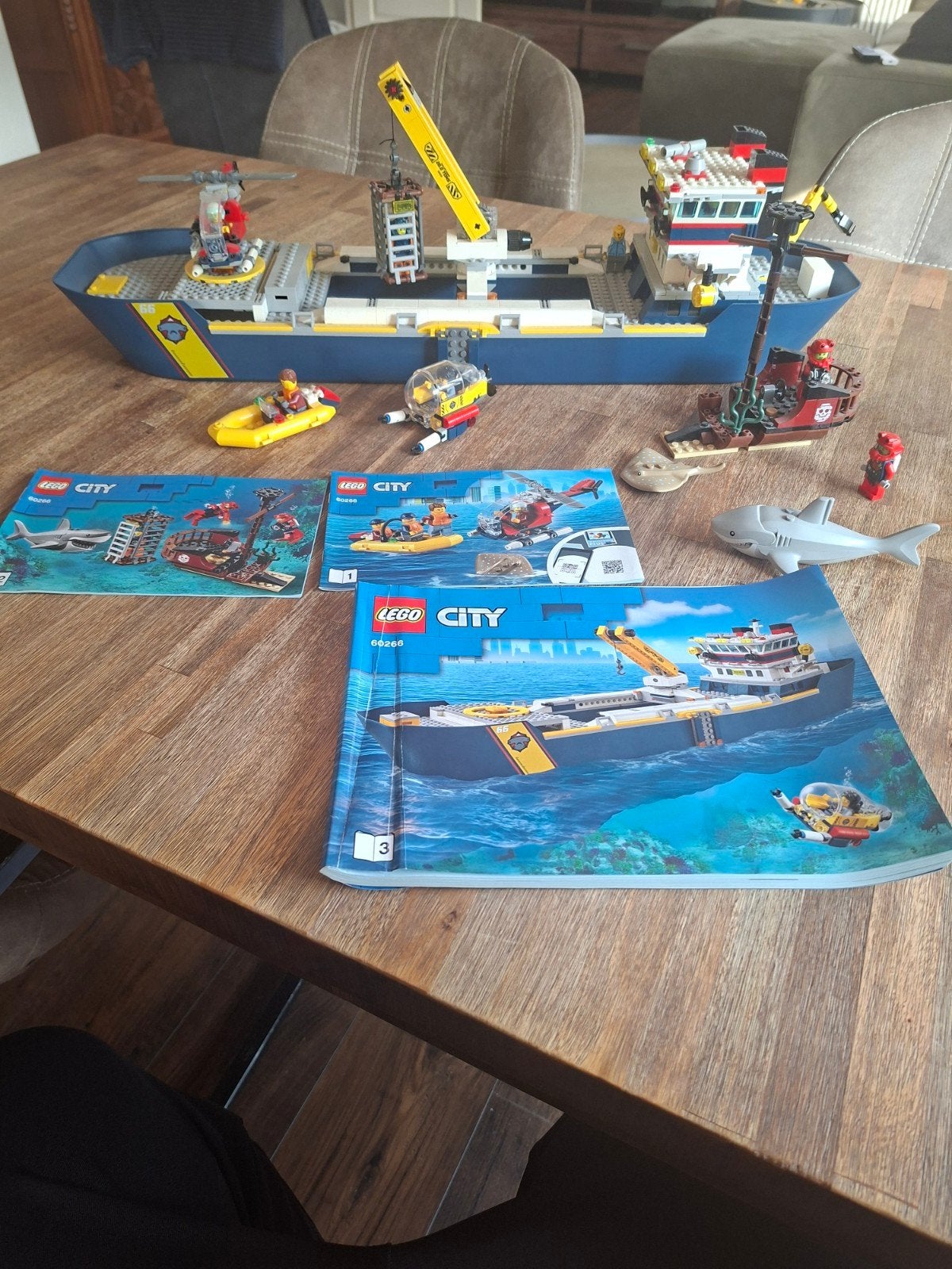 LEGO City Oceaan Onderzoeksschip (60266), Ophalen of Verzenden, Zo goed als nieuw