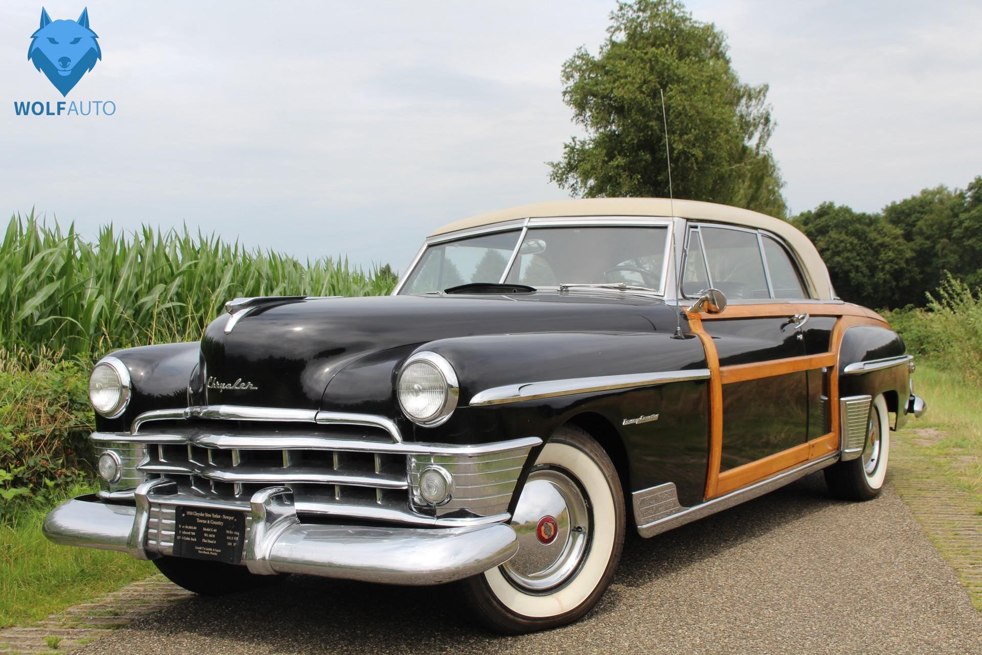 Chrysler New Yorker Town & Country Newport Zeer mooi UNIEK!, Auto's, Automaat, Overige carrosserieën, Zwart, Chrysler