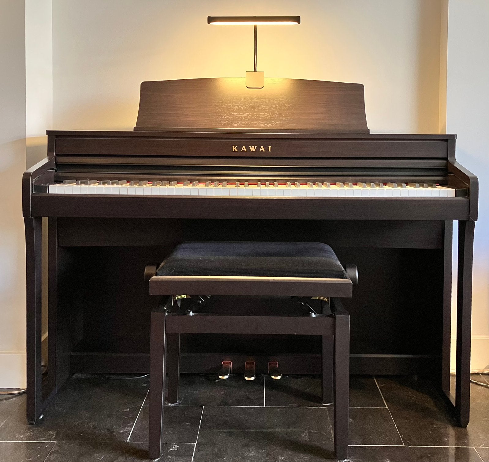 Kawai CA49R, top condition, Muziek en Instrumenten, Ophalen, Bruin, Digitaal, Zo goed als nieuw