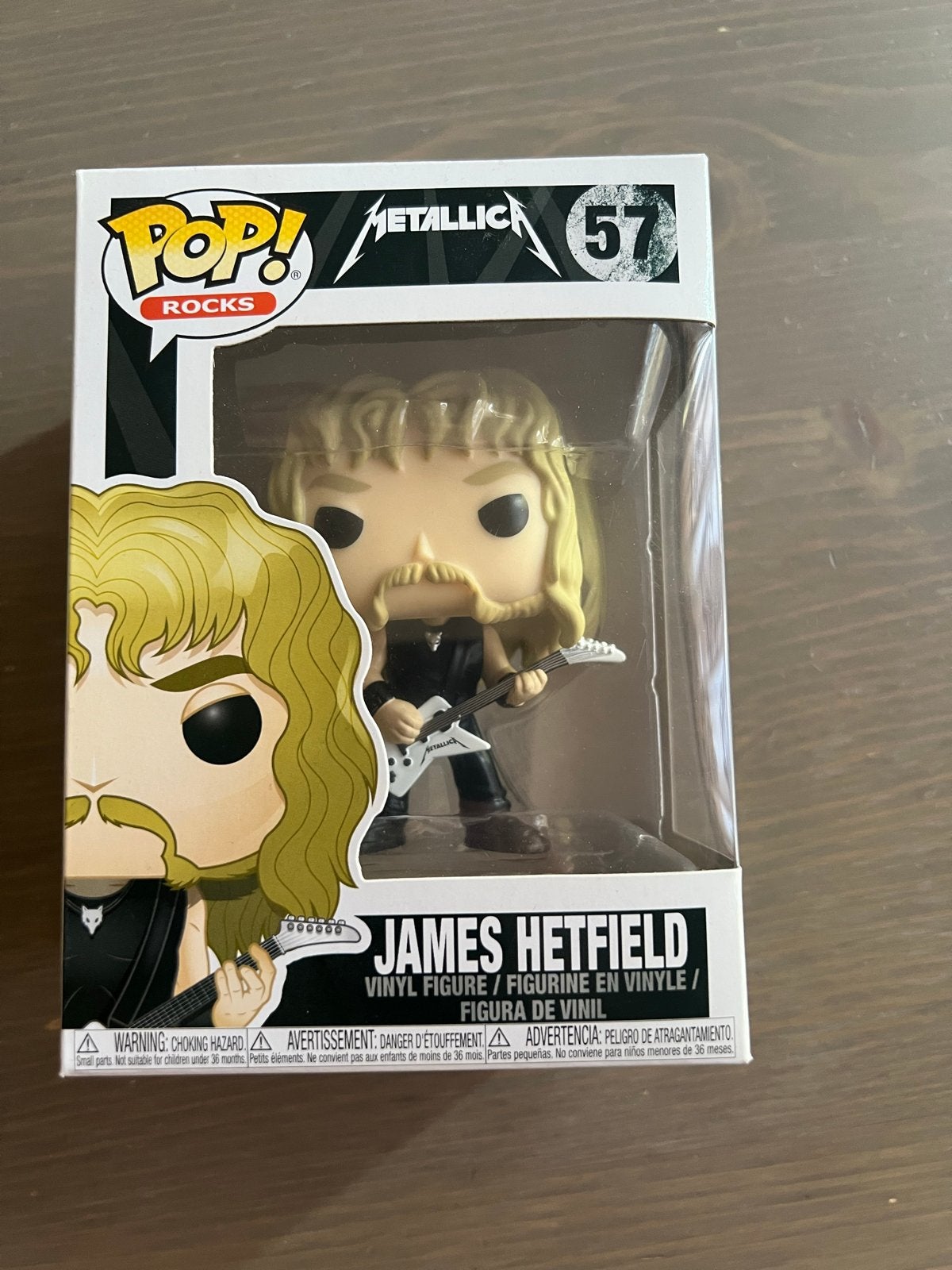 Funko Pop! Rocks: Metallica - James Hetfield #57, Verzamelen, Ophalen of Verzenden, Nieuw, Pop, Beeldje of Miniatuur