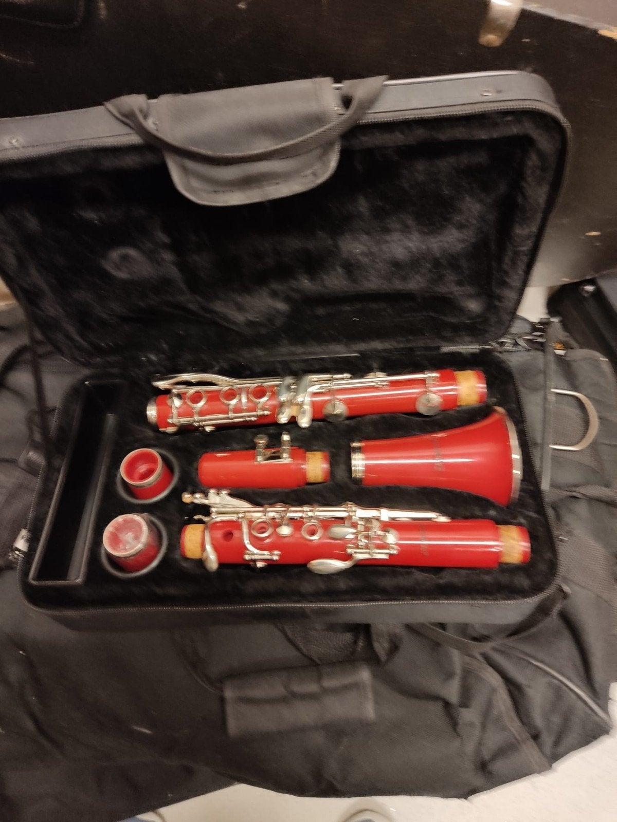 klarinet rood, Muziek en Instrumenten, Ophalen of Verzenden