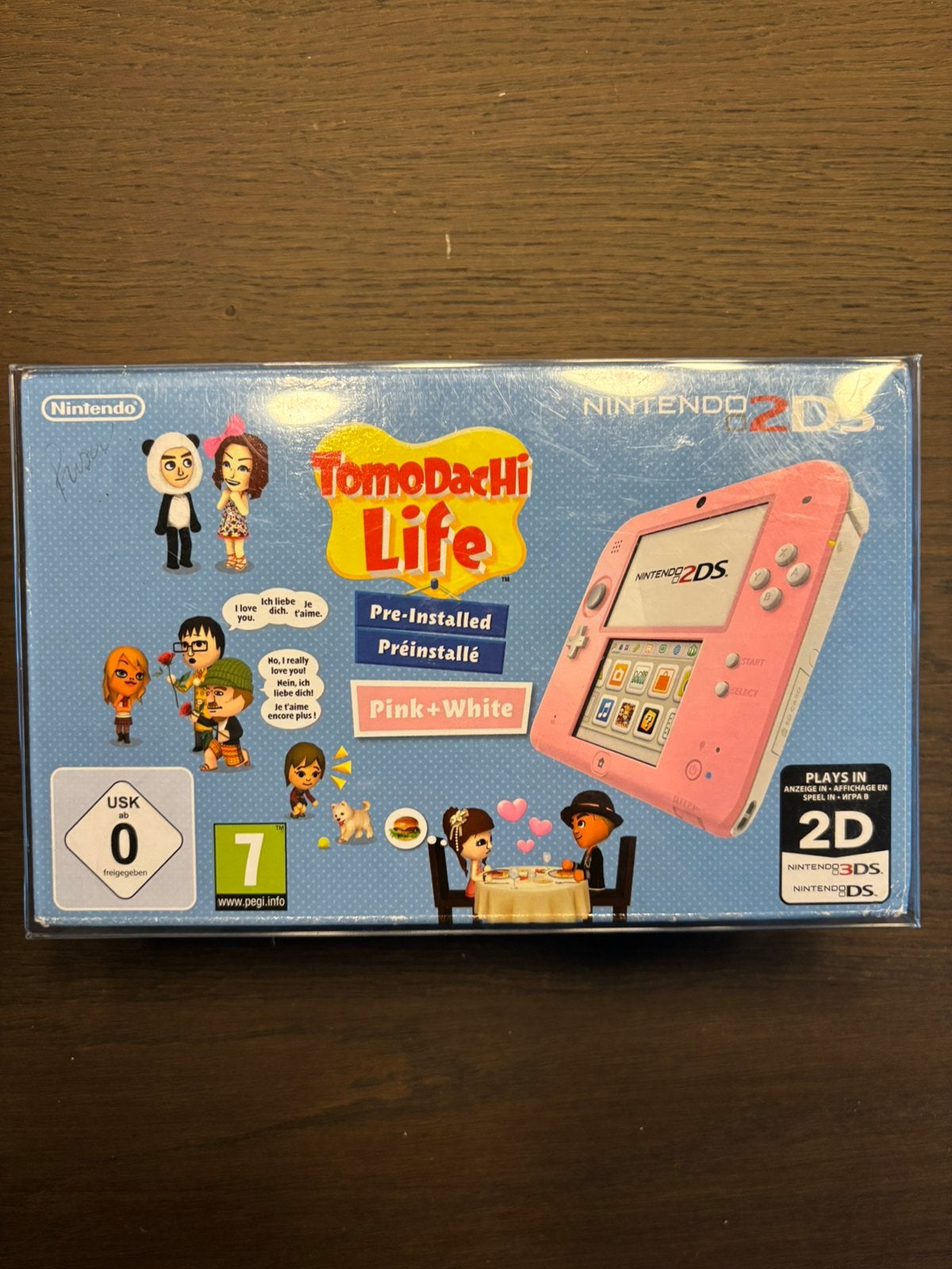 Nintendo 2DS Tomodachi Life limited edition - MINT, Spelcomputers en Games, Spelcomputers | Nintendo 2DS en 3DS, Ophalen of Verzenden