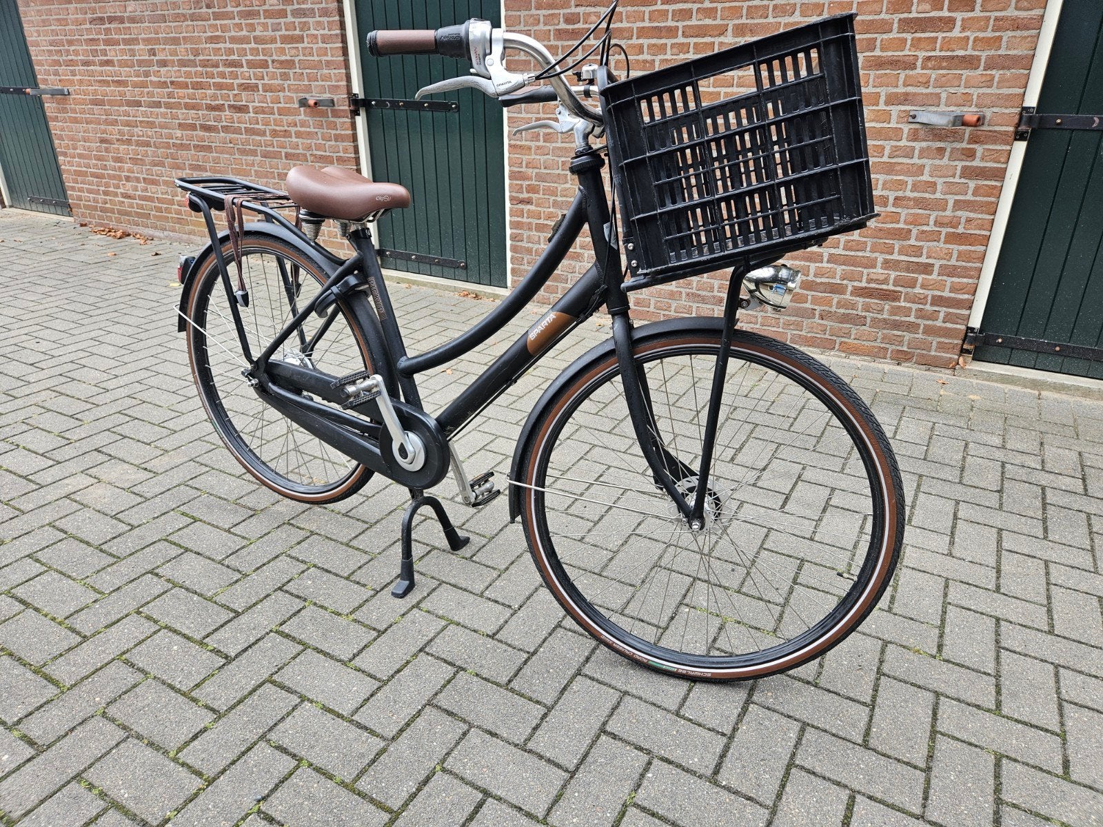 sparta pick up meidenfiets 49 cm, Fietsen en Brommers, Fietsen | Dames | Omafietsen, Ophalen, Terugtraprem, Gebruikt, Sparta pickup