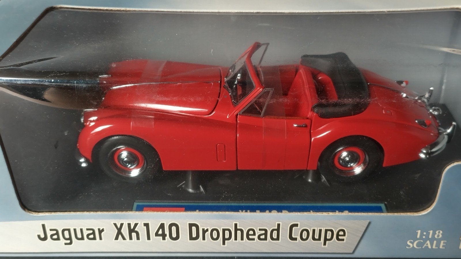 Jaguar XK 140 Drophead 1:18 Sunstar Pol, Overige merken, Auto, Verzenden, .