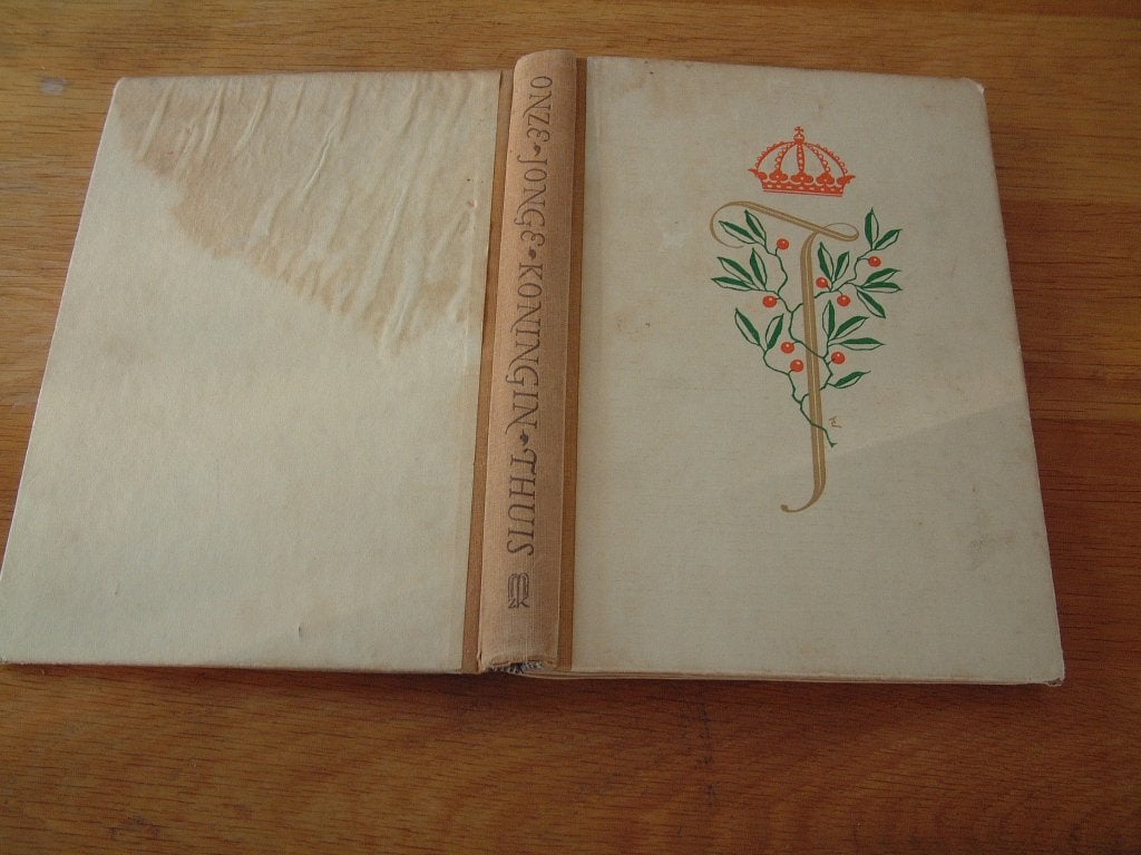 Oud boek Onze jonge Koningin thuis, Verzamelen, Ophalen of Verzenden, Gebruikt, Nederland, Tijdschrift of Boek
