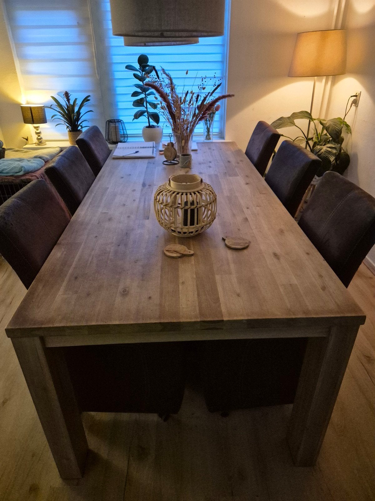 eethoek 220 x 100, Huis en Inrichting, Ophalen of Verzenden, Gebruikt, 4 tot 6 stoelen