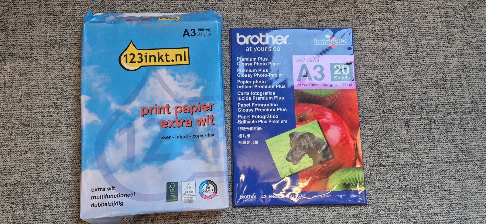 2 pakken A3 papier: multifunctioneel en fotopapier, Ophalen, Overige typen