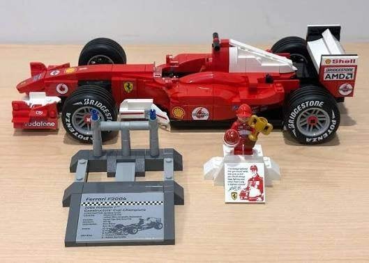 Lego 11375 Ferrari F2004 & Michael Schumacher Icons, Inclusief instructies, Lego, Ophalen of Verzenden, Zo goed als nieuw