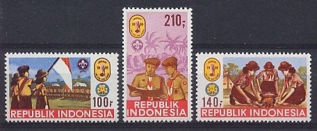 Indonesie Zonnebloem nr 1263/5 postfris 1986, Ophalen of Verzenden, Postfris, Zuidoost-Azië
