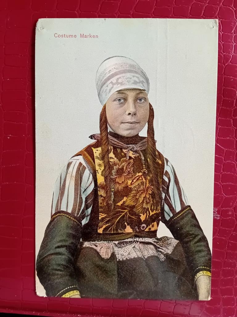 Ansichtkaart Marken, Verzamelen, Ophalen of Verzenden, Voor 1920, Klederdracht
