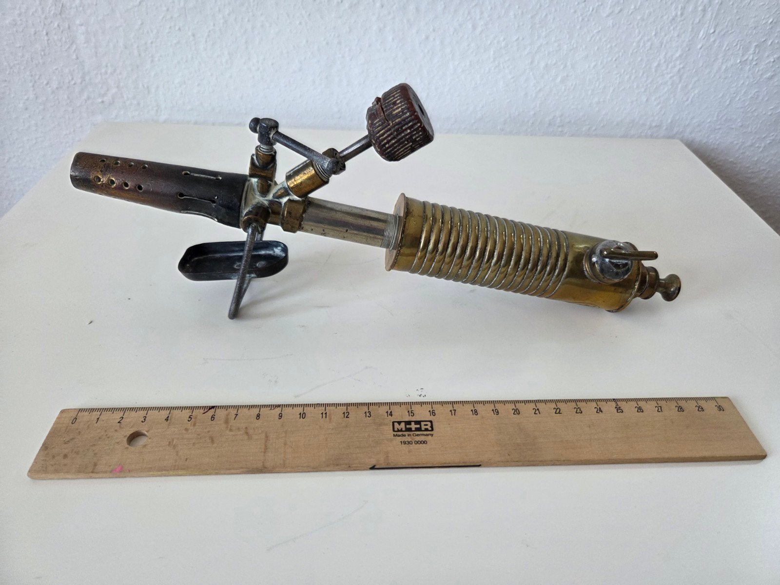 Antieke Soldeerlamp / Blowtorch - Messing, Ophalen