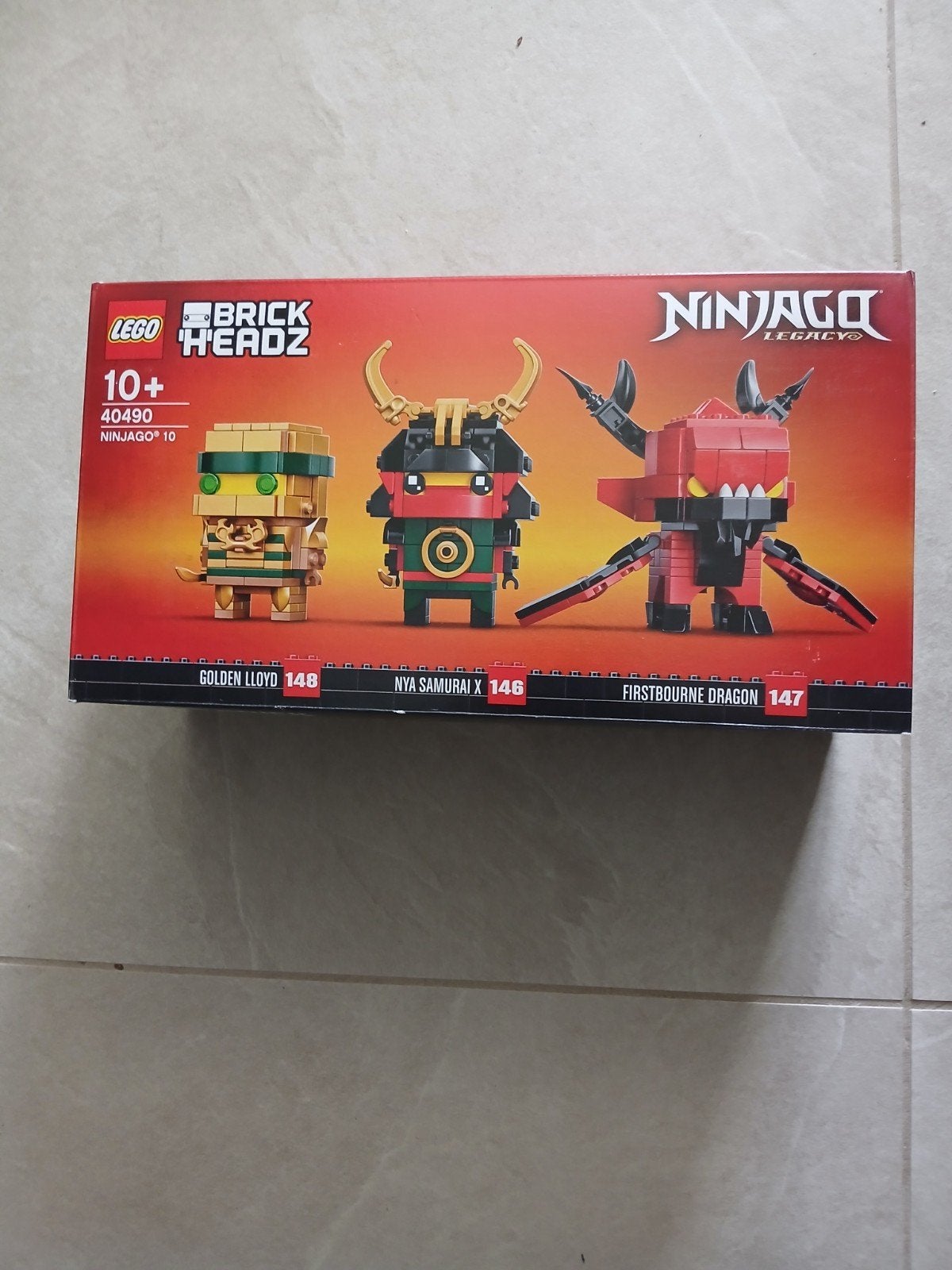 LEGO BrickHeadz Ninjago Legacy 40490 - Golden Lloyd, Nya, Dr, Lego, Nieuw, Ophalen of Verzenden, Ongeopend/sealed