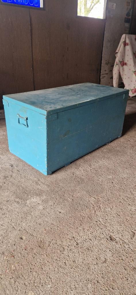Te koop vintage Deken / munitie kist, Gebruikt, 100 tot 150 cm, 50 tot 75 cm, Ophalen of Verzenden