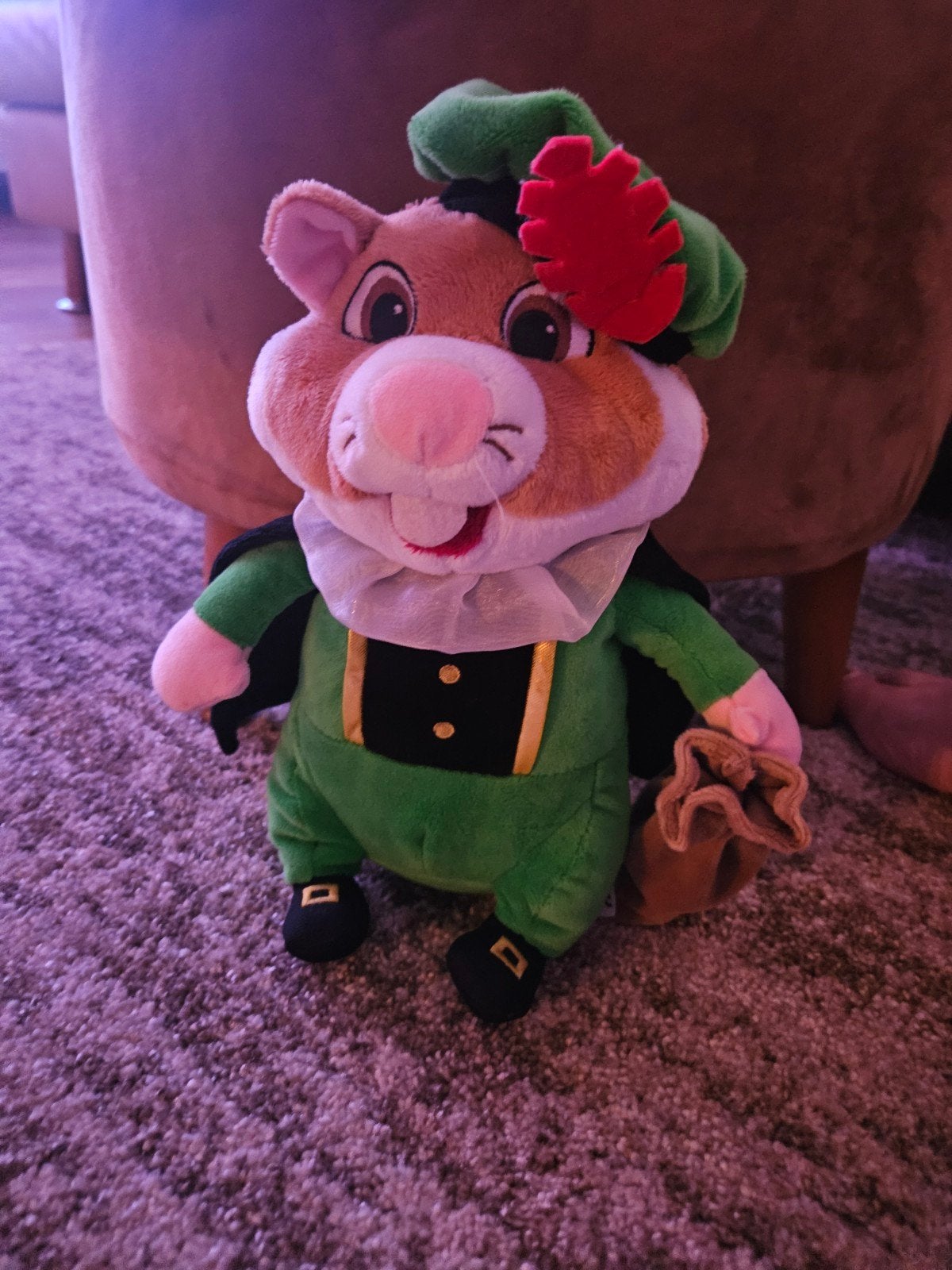 Hamster Knuffel Piet, Overige merken, Hamster, Ophalen of Verzenden, Zo goed als nieuw
