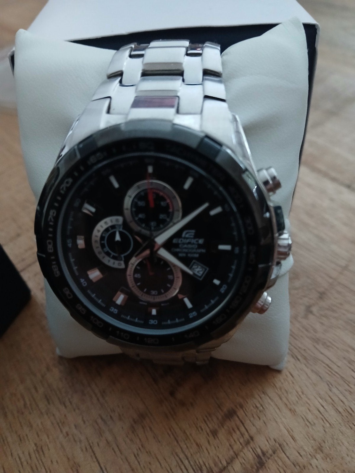 casio edifice, Sieraden, Tassen en Uiterlijk, Horloges | Heren, Ophalen of Verzenden, Zo goed als nieuw, Staal, Casio