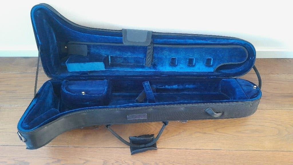 Protec tenor trombone koffer PB306CT, Ophalen, Gebruikt, Tenor, Met koffer