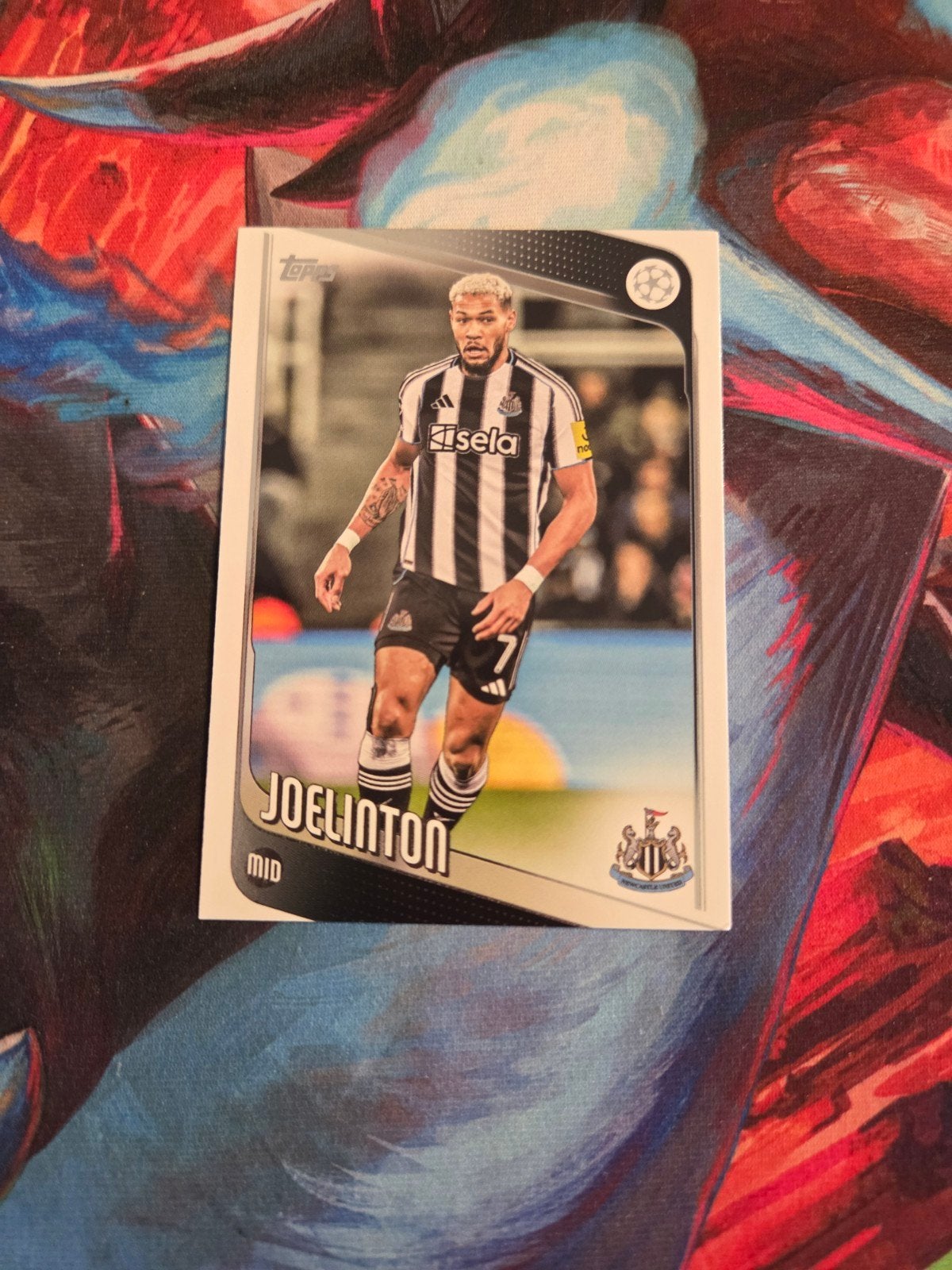 Joelinton Topps Champions League Kaart Newcastle United, Ophalen of Verzenden