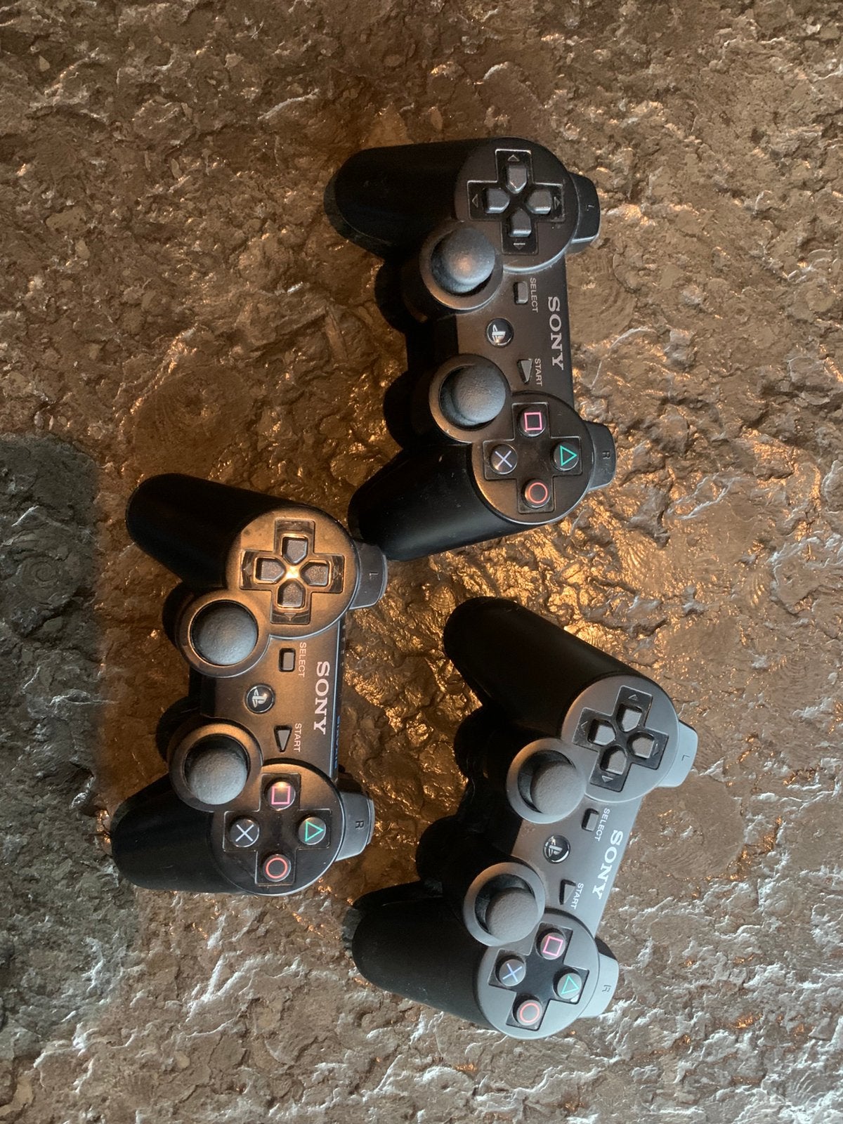 Ps3 controllers sony 3x prima playstation dual shock, Spelcomputers en Games, Ophalen of Verzenden, Zo goed als nieuw, Controller