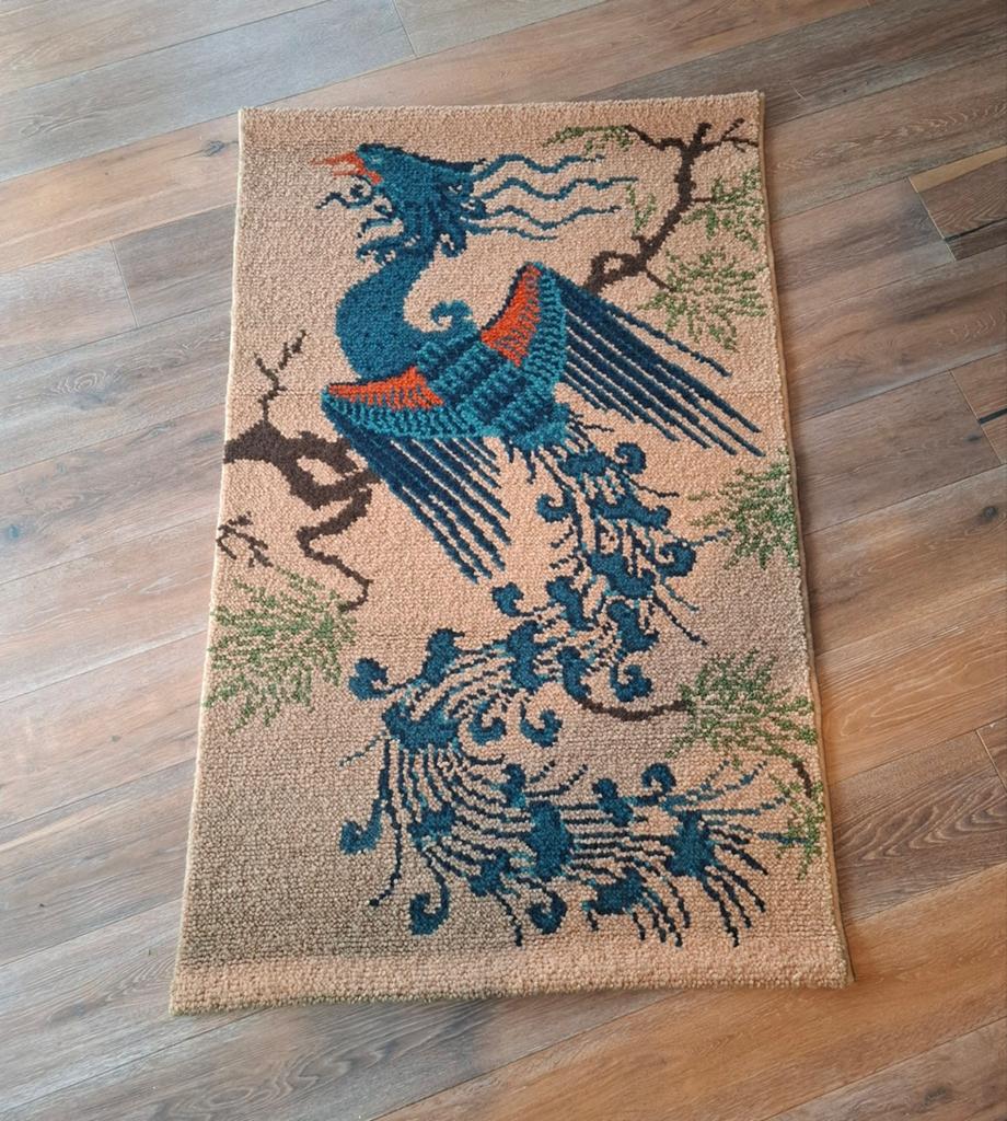 Handgeknoopt Smyrna XXL Wandkleed, Ophalen of Verzenden, Zo goed als nieuw, Decoratieobject