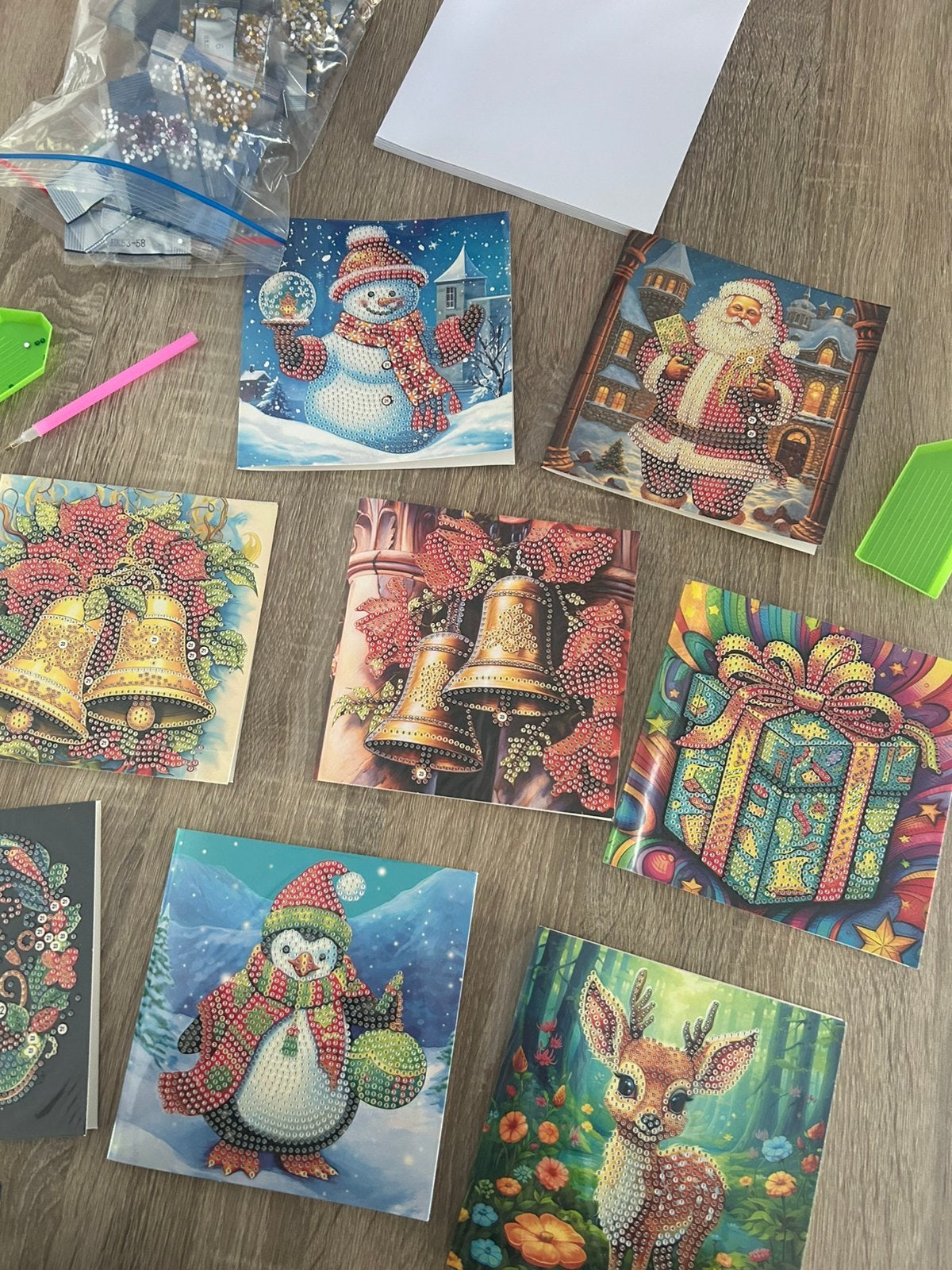 Zelf Kerstkaarten maken, Ophalen of Verzenden, Nieuw, Kerst, Overige typen