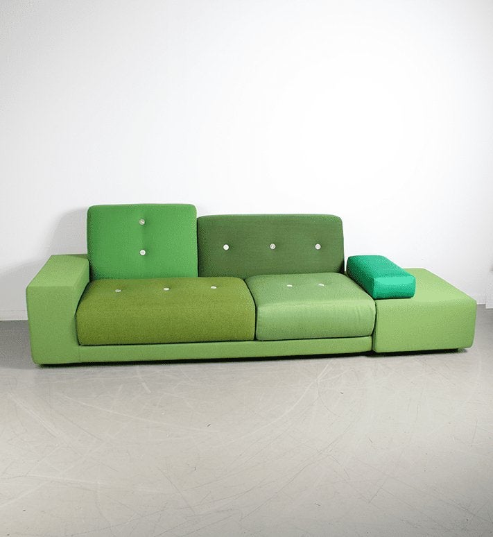 Vitra Polder Sofa Groen Stof, Huis en Inrichting, Niet ingevuld, Zo goed als nieuw, Niet ingevuld, Niet ingevuld