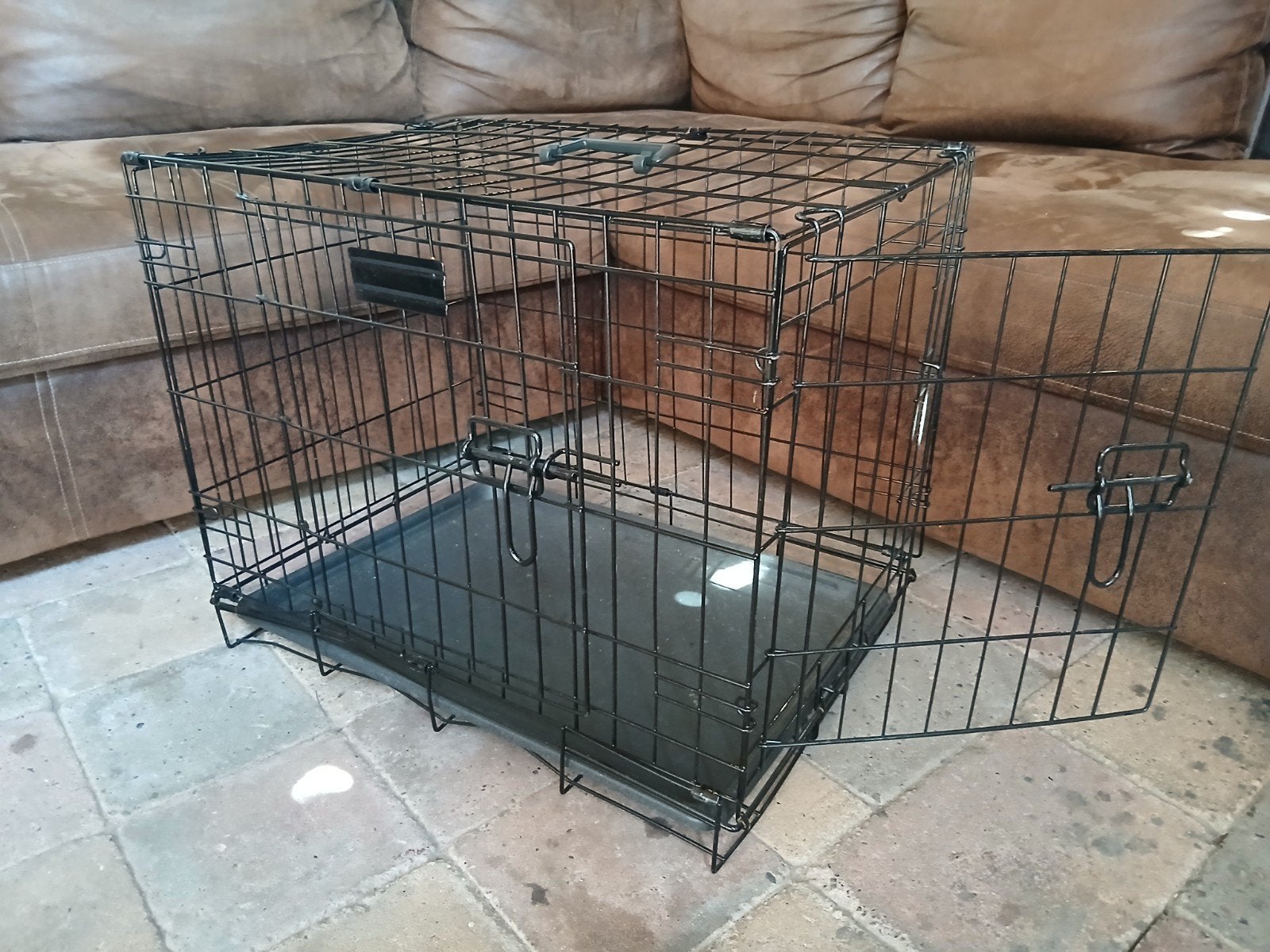Kleine honden bench, Dieren en Toebehoren, Hondenhokken, Ophalen, Zo goed als nieuw, Minder dan 75 cm, Minder dan 65 cm