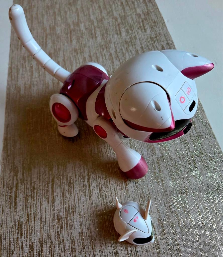 Zoomer Kitty Interactieve Robot Kat - Roze, Ophalen of Verzenden, Gebruikt, Jongen of Meisje