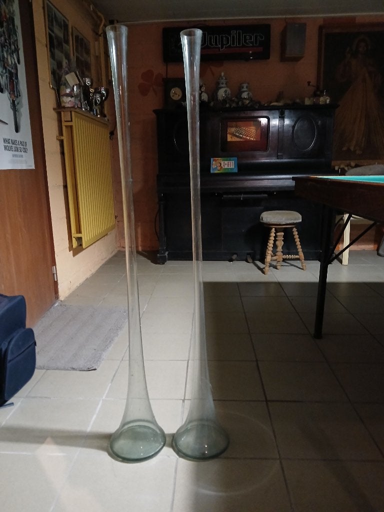 glazen vazen, Ophalen, Zo goed als nieuw, Transparant, 120 cm